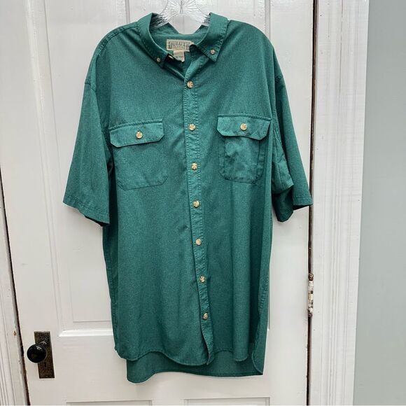 Duluth Trading Company short sleeve mesh button down shirt men's xlt xl tall - Picture 1 of 5